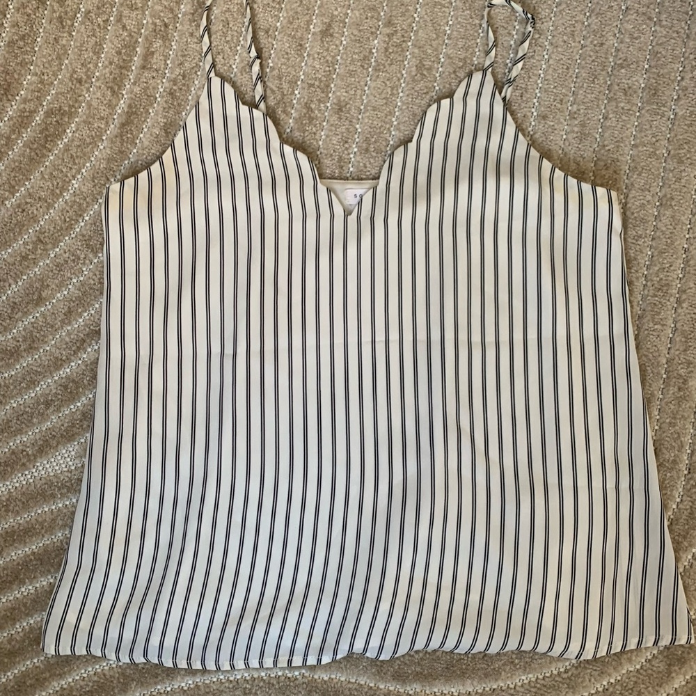 Nordstrom Socialite stripe spaghetti top